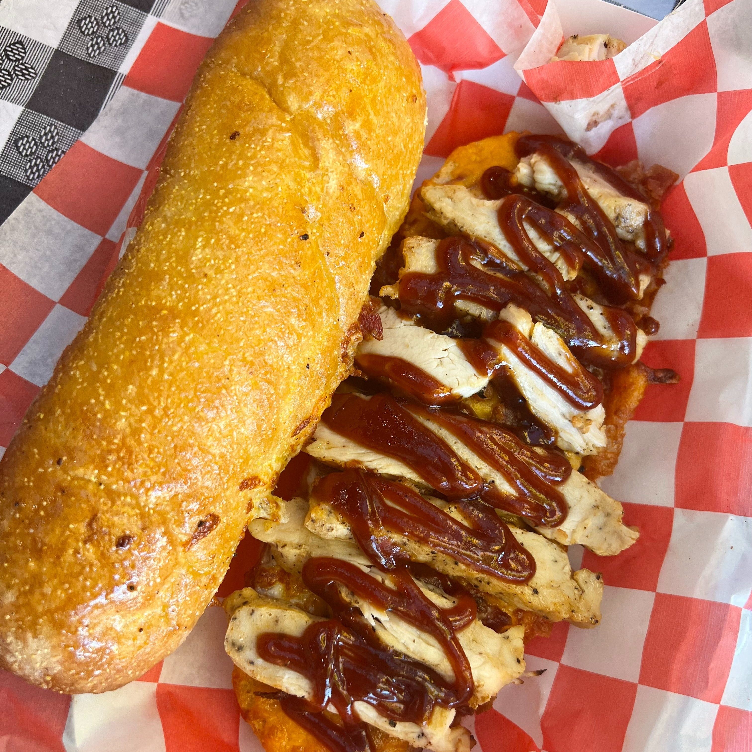 BBQ Chicken Sub.