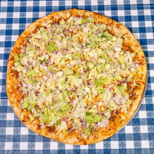 The Mac Dog Pizza | 14".