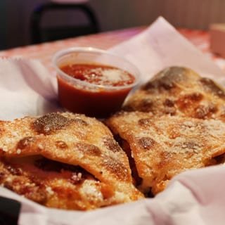 Spinach Chicken Parm Calzone