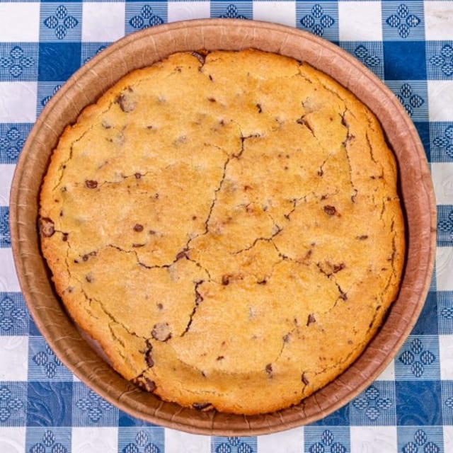 Giant Chocolate Chip Cookie.
